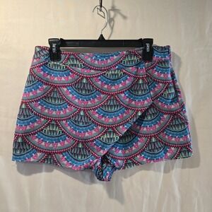 Pink‎ Republic Geometric Print Skirt Shorts Size L Fuchsia